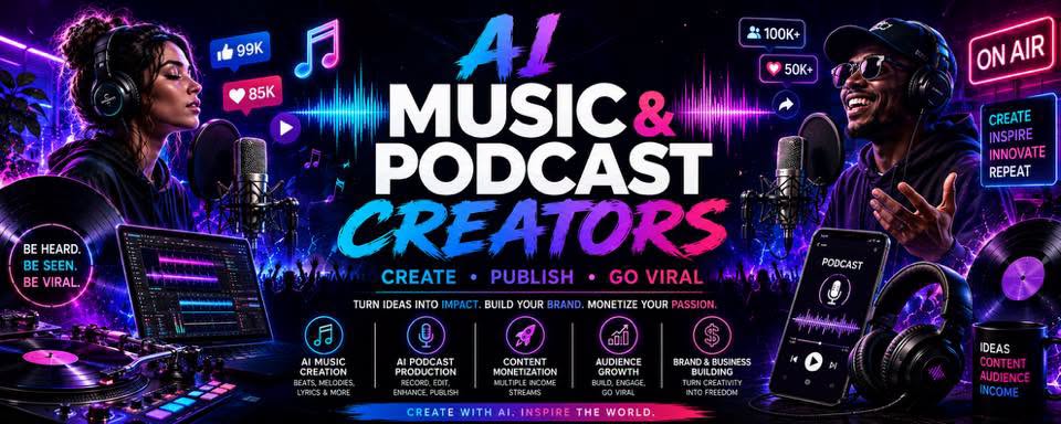 AI MUSIC & PODCAST CREATORS