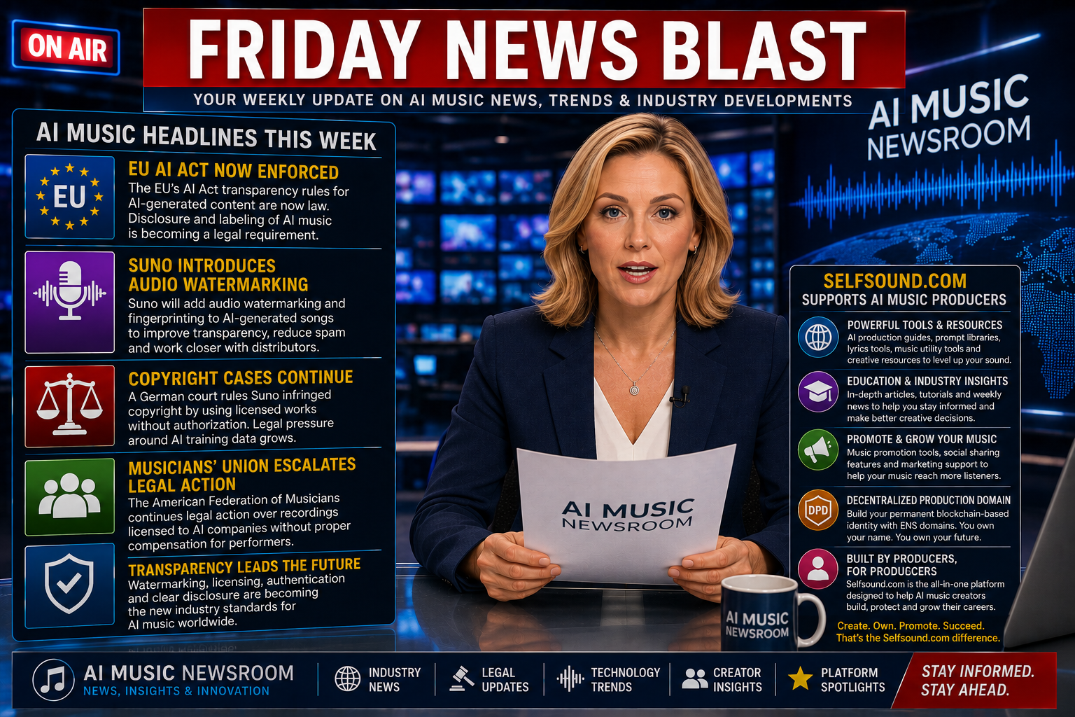 The Friday News Blast - AI Music News - August 07, 2026